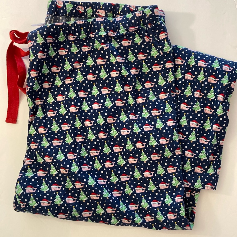 Vineyard Vines Festive Navy Pajama Pants